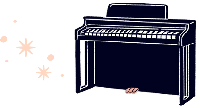 ピアノのイラスト