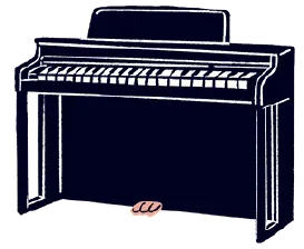 ピアノのイラスト