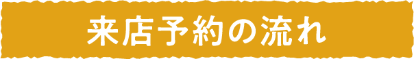 来店予約の流れ
