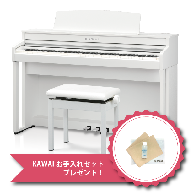 KAWAIオリジナルお手入れセットプレゼント!