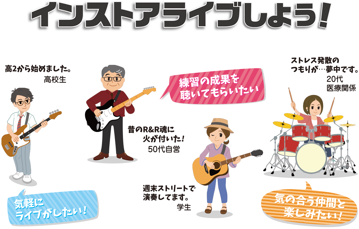 インストアライブしよう！