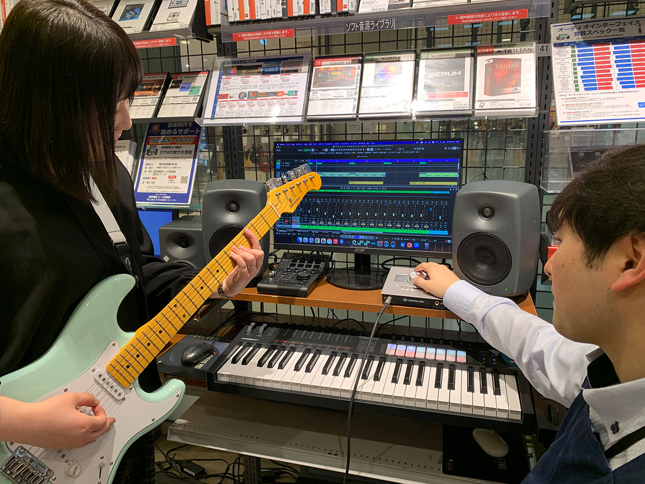 録音や打ち込みにチャレンジ