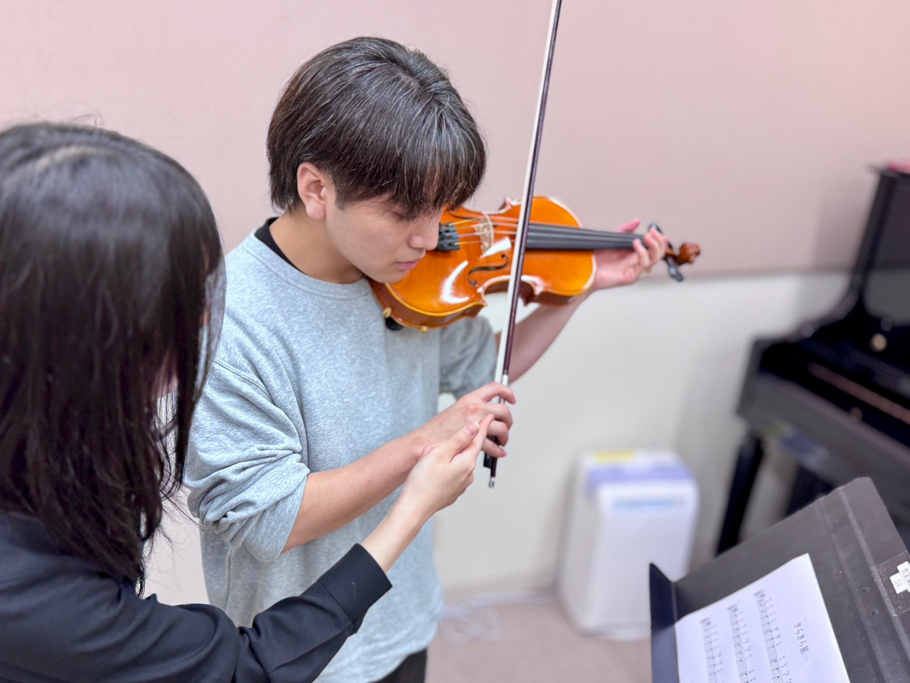 弦楽器ビギナーズクラブの様子