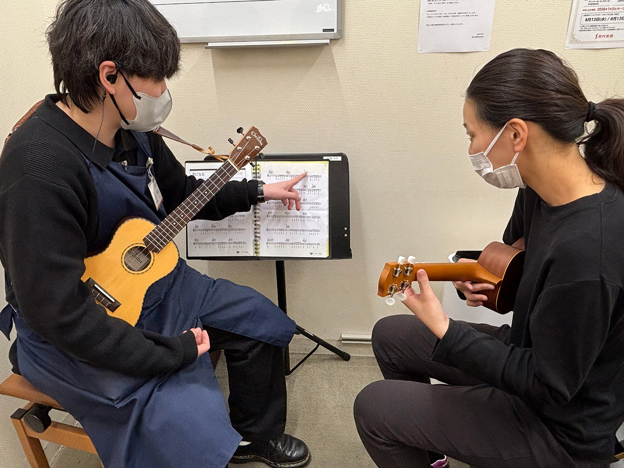 ウクレレビギナーズクラブの様子