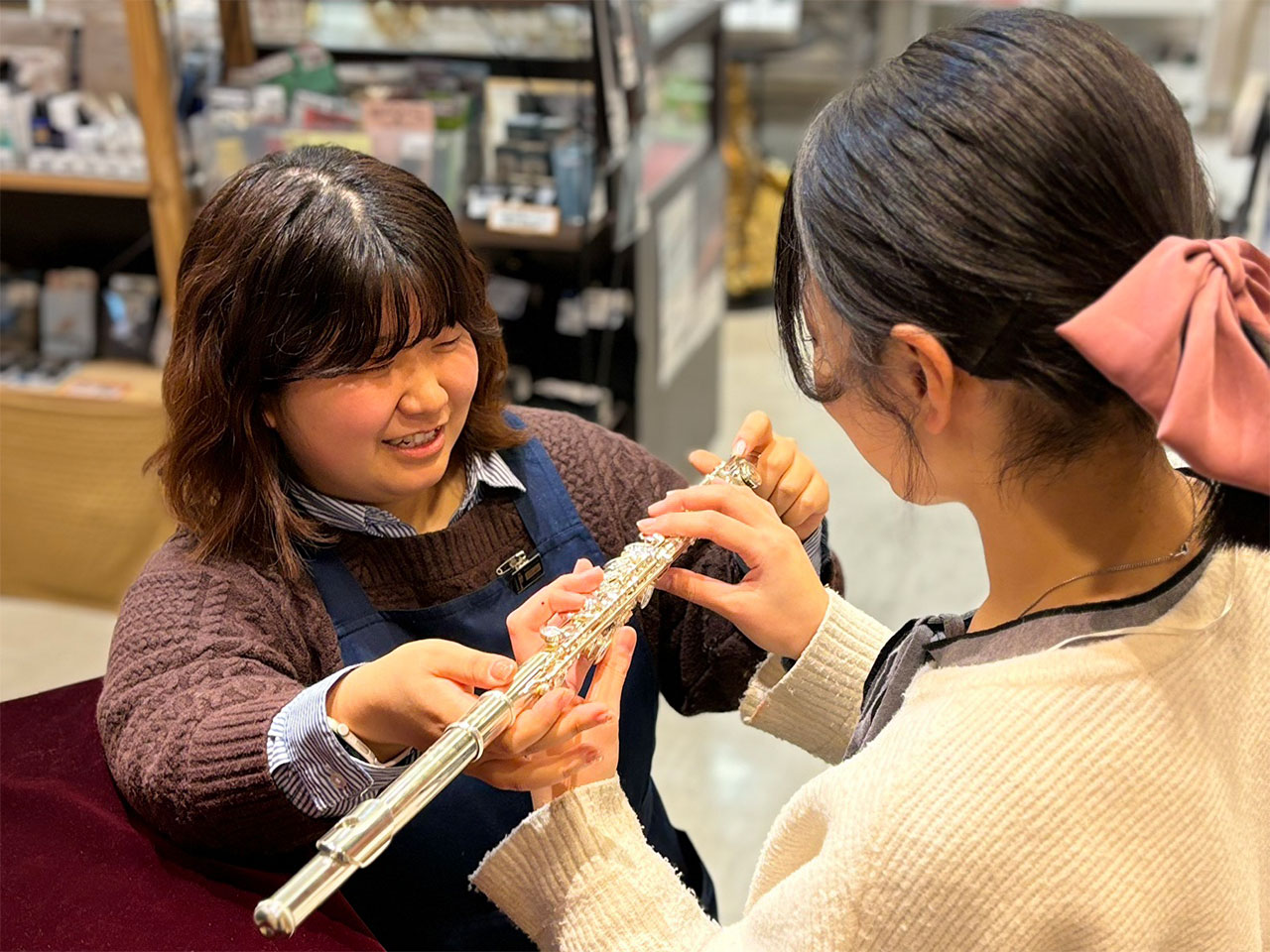 管楽器ビギナーズクラブの様子