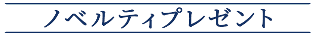 ノベルティプレゼント