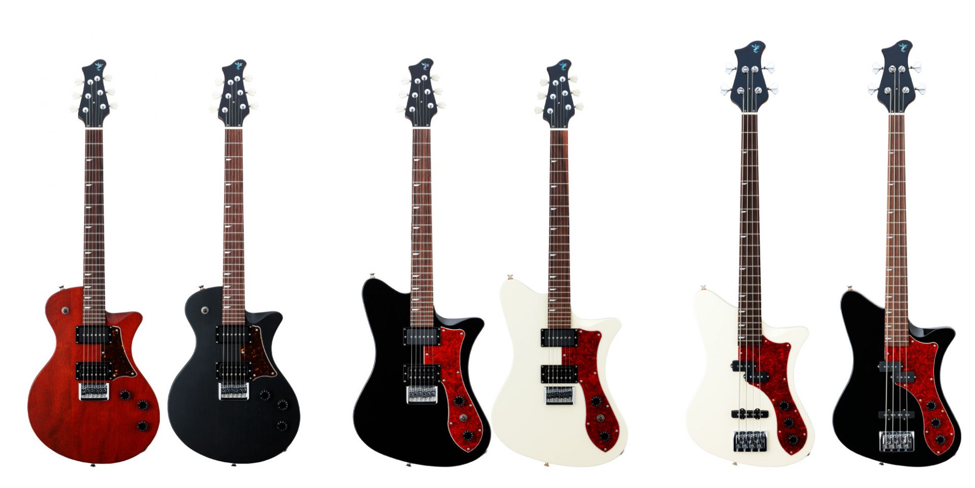 エレキギター・ベースブランド『RYOGA（リョウガ）』から3機種6 