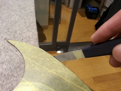 ヤスリ処理