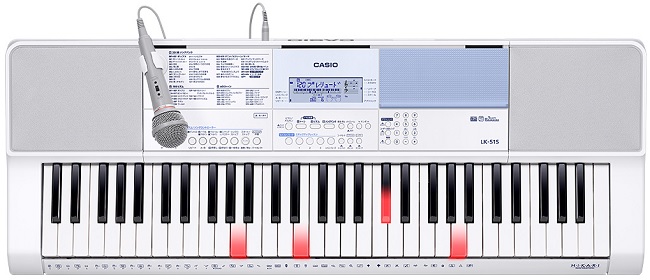 *CASIO(カシオ)LK-515]]2020年8月27日発売予定 楽譜が読めなくても光る鍵盤に合わせて弾ける、「光ナビゲーション」機能搭載の最新機種が発売になります。]]「LK-515」は曲をダウンロード購入して収録曲を増やせる機能を搭載しており、長くお楽しみ頂けることが特徴です。]]お子供から大 […]