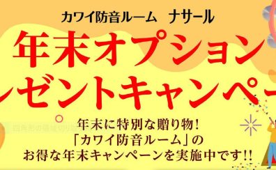【終了】2024年度 KAWAI（カワイ）防音室 ナサールご成約特典 年末オプションプレゼントキャンペーン