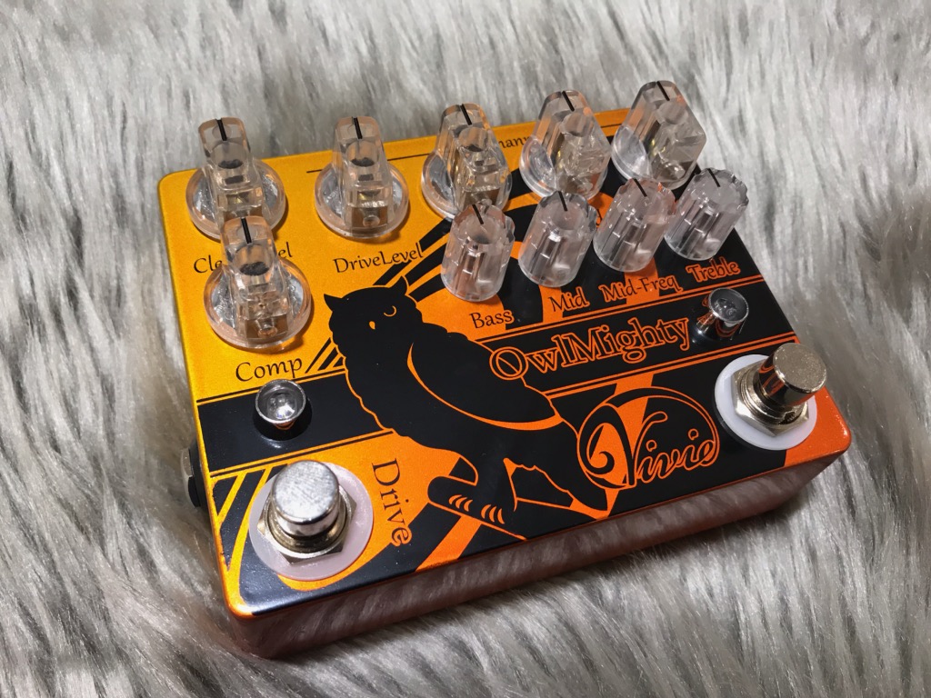 【ベース用エフェクター】人気のVivieベースプリアンプの当社限定仕様モデルが入荷！【OwlMightySpadille】