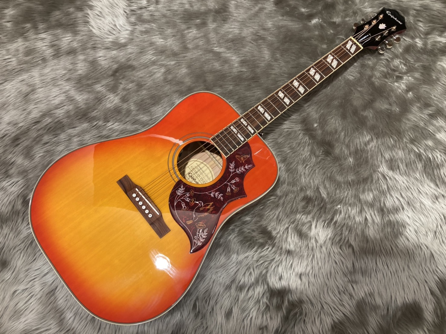 【新入荷情報】品薄のアコースティックギター、Epiphone Hummingbird PRO