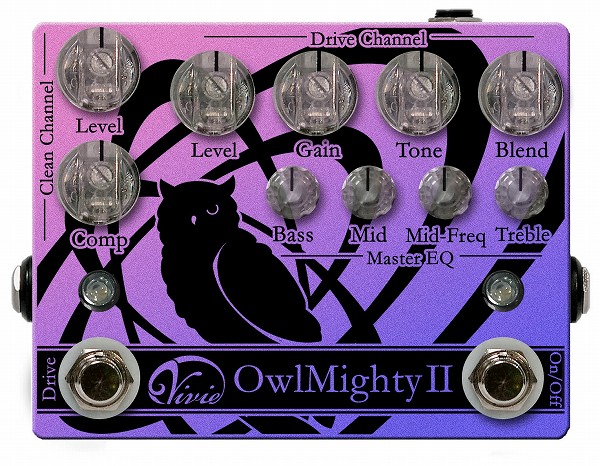 【ベース用エフェクター】Vivieの大人気プリアンプ OwlMightyII入荷しました！