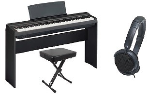 【電子ピアノ】ヤマハP-125Bが台数限定セットで特別価格！