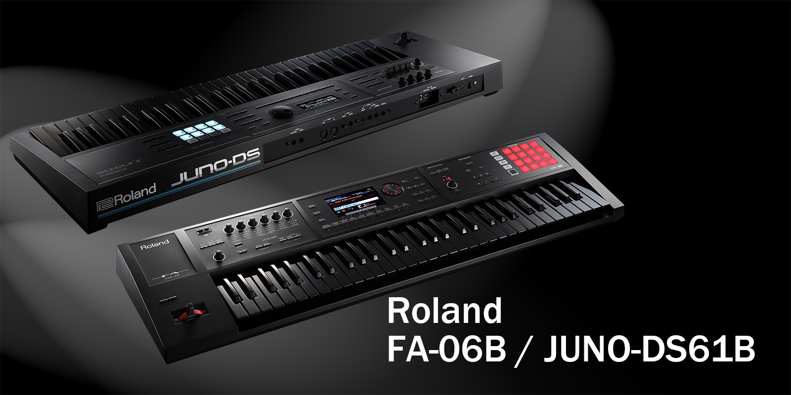 【予約受付中】Roland 「FA-06B」「JUNO-DS61B」が台数限定ブラックカラーとして11月30日に発売予定！