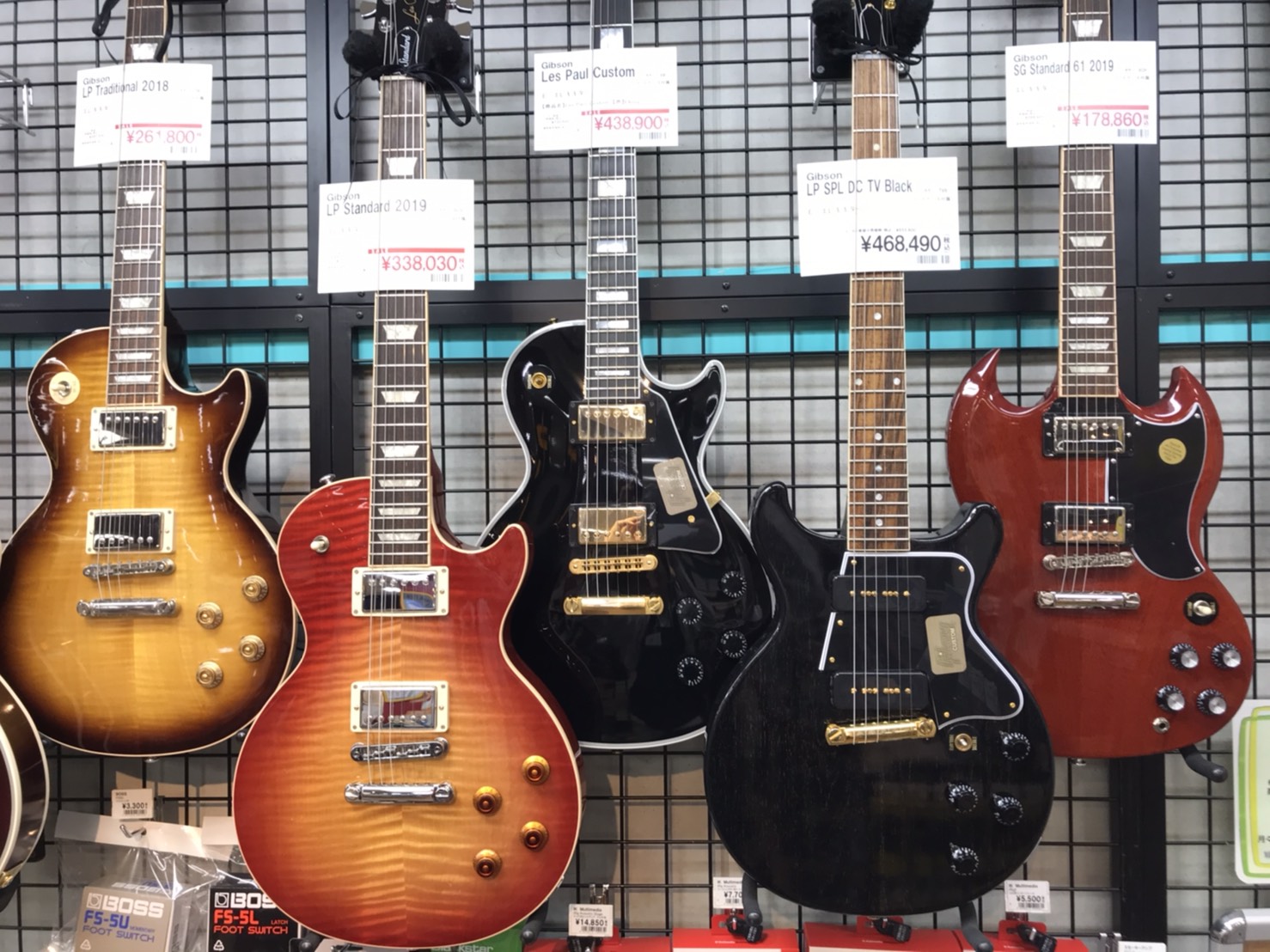 【エレキギター】イオンモール秋田店Gibson&epiphone在庫状況（2020.2.3）