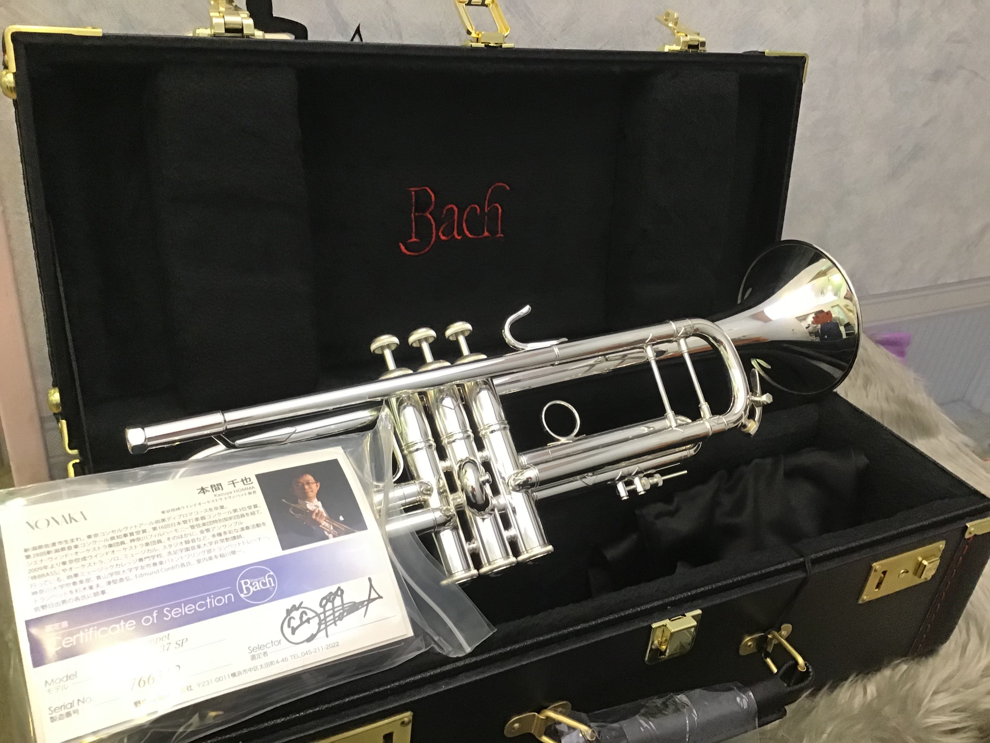 【トランペット】Bach / 180ML37/25/SP 選定品が入荷しました！！