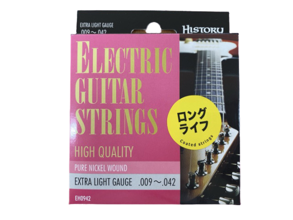 **【エレキギター弦】HISTORYからコーティング弦が新発売 どちらもギターをより長くお使いいただくためにお役立ちする商品になります。]]この機会にぜひお試しくださいませ。 **HISTORY EH0942C エレキギターコーティング弦セット EX-LIGHT |*ブランド|*型名|*販売価格（税 […]