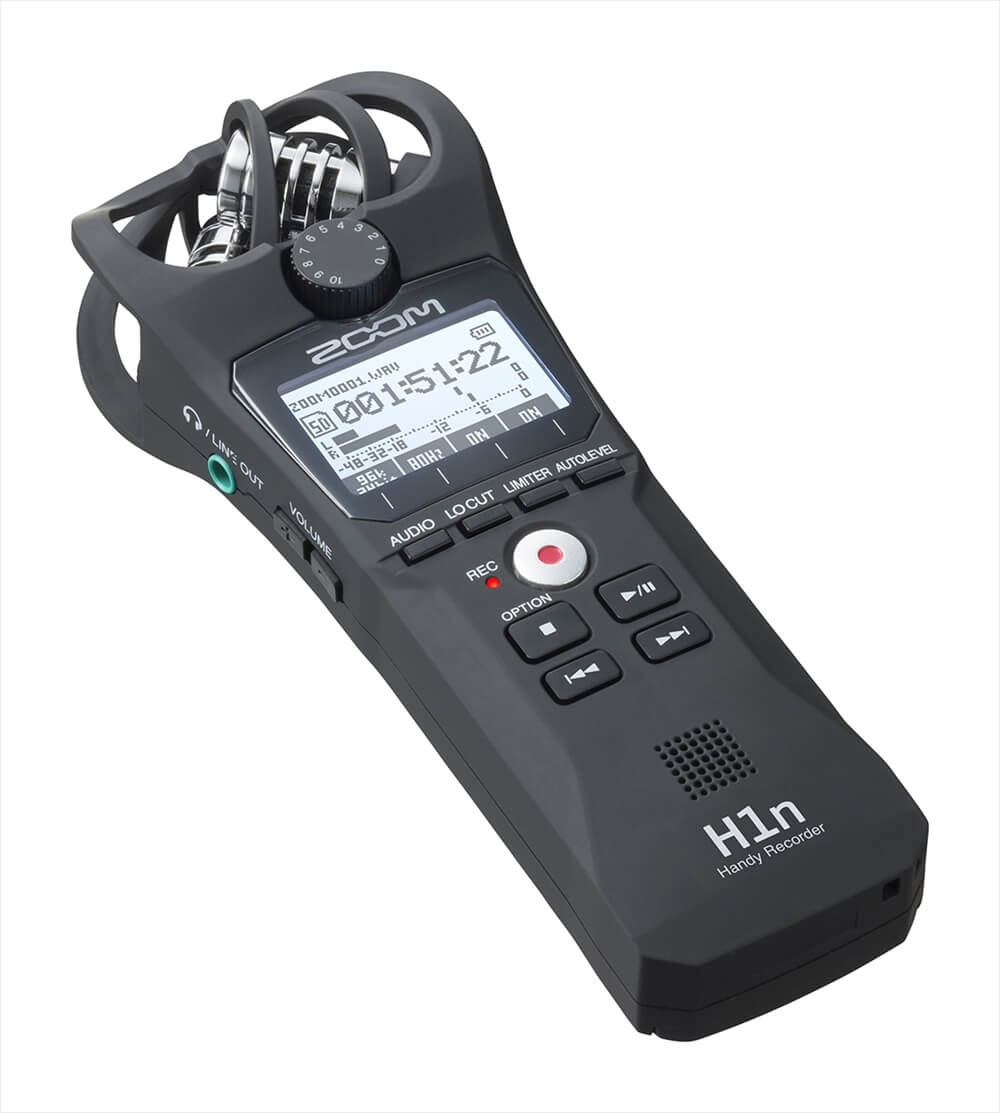 人気のハンディレコーダー ZOOM H1nが入荷しました。