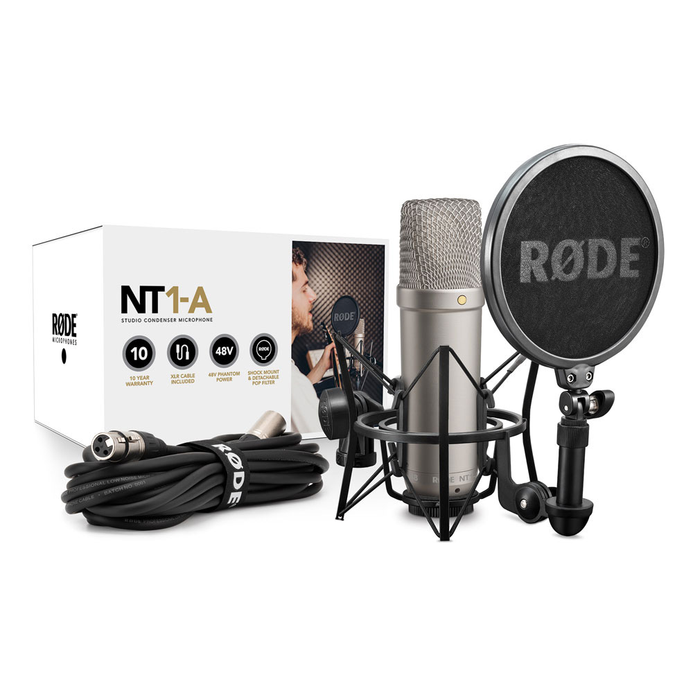 *RODEの定番コンデンサーマイクセット！ |*メーカー|*型名|*販売価格（税込）| |RODE|NT1A|[!￥34,650!]| ***特徴 ゴールドメッキ加工ダイアフラム搭載の大口径 1インチ・カプセル カーディオイド極性パターン 超低ノイズ、わずか5dB (A)の自己ノイズ ワイドダイナミ […]