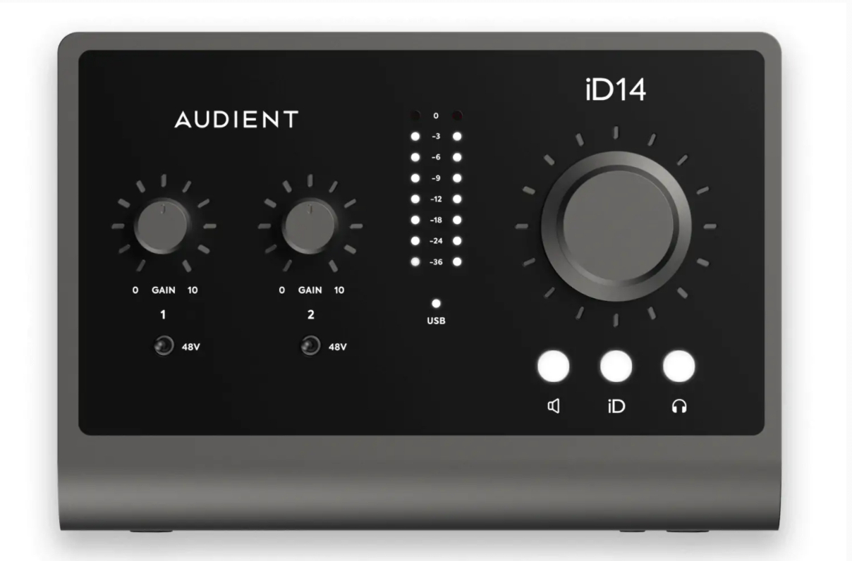 *AUDIENT iD14mkII |*ブランド|*品番|*定価（税込）|*販売価格（税込）| |AUDIENT|iD14mkII|OPEN|[!￥38,500!]| Audientが10イン/6アウト仕様のコンパクトなUSB3.0対応オーディオ・インターフェイス「iD14mkII」入荷！「iD14 […]