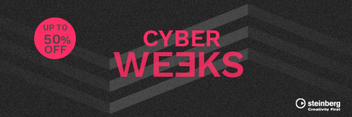 Steinberg Cyber Weeks 2021 |「Cubase」「WaveLab」などスタインバーグソフトウェアが特別価格！