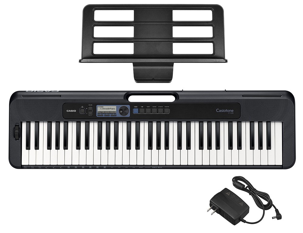 CONTENTS特徴基本仕様特徴 タッチレスポンス 弾きごたえのあるピアノ形状鍵盤を採用。さらに、ピアノのように弾く強さに応じて音の強弱を表現できるタッチレスポンス機能も搭載。 スリム＆スタイリッシュなポータブルデザイン 片手で楽に持ち運びができるポータブルデザインは、気軽に演奏できるコンパクトサイ […]