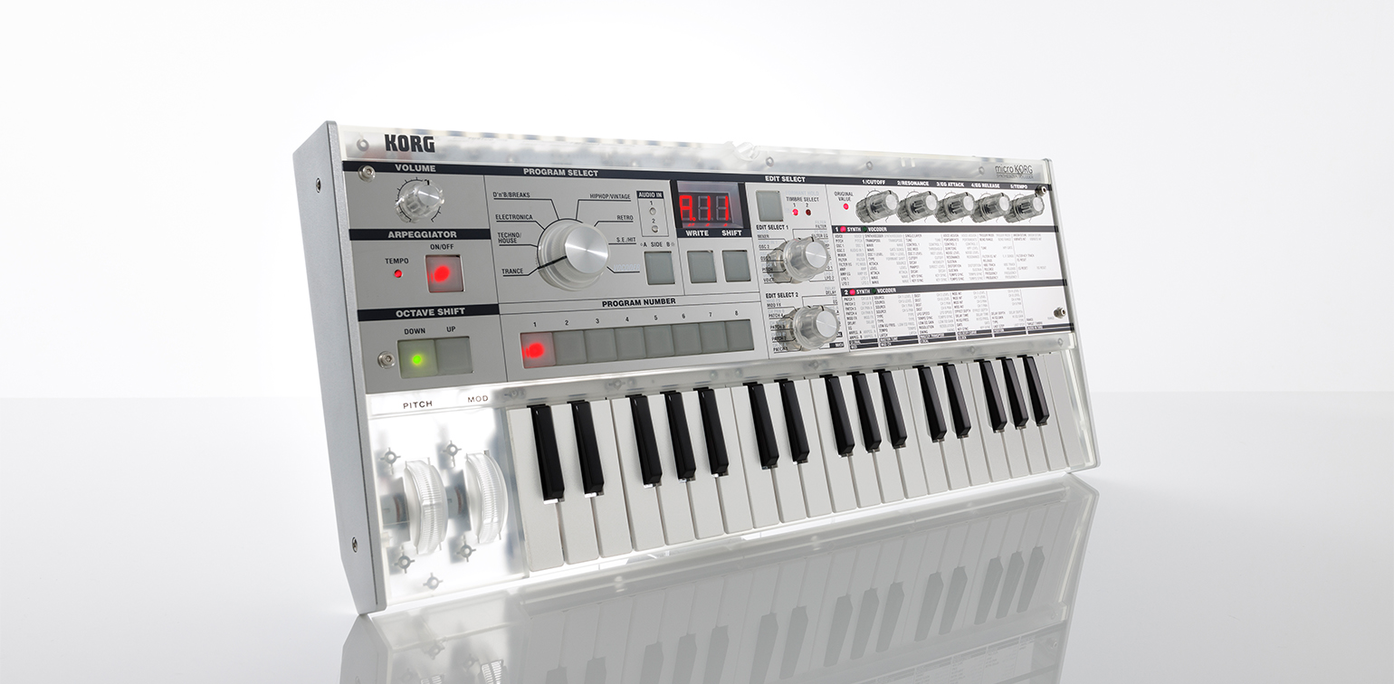 シンセ&ヴォコーダーmicroKORG Crystal