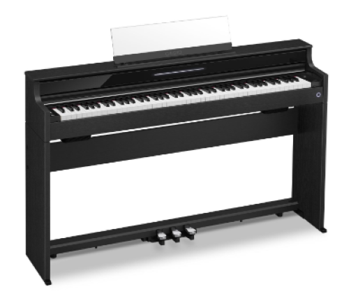 AP-S5000GP<br />
木製ハイブリッド鍵盤の本格的タッチとピアノらしいデザインをコンパクトなサイズに収め、驚きのコストパフォーマンスを実現した2024年発売のカシオ最新モデルです。<br />
ピアノらしいブラックウッド調(BK)と、明るい空間に馴染むナチュラルでやさしい雰囲気のグレーベージュウッド調(GB)の2色をご用意しました。<br />
￥181,500（税込）