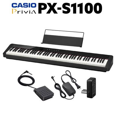 CASIO / PX-S1100<br />
奥行き232mmというサイズは、リビングや寝室など、好きな場所に置くことができ、ピアノとの生活をもっと楽しめます。<br />
カシオ独自のマルチ・ディメンショナル・モーフィングAiR音源は、その共鳴音によるグランドピアノならではの響きを徹底的に追求。さらに、独自の音響システムに合わせて、改めて88鍵盤全て1鍵盤ごとに各弦の繊細な倍音の共鳴を調整することで、より美しく調和した鮮やかで豊かな響きを堪能できます。<br />
￥59,400（税込）<br />
↑さらにお求めやすくなりました！