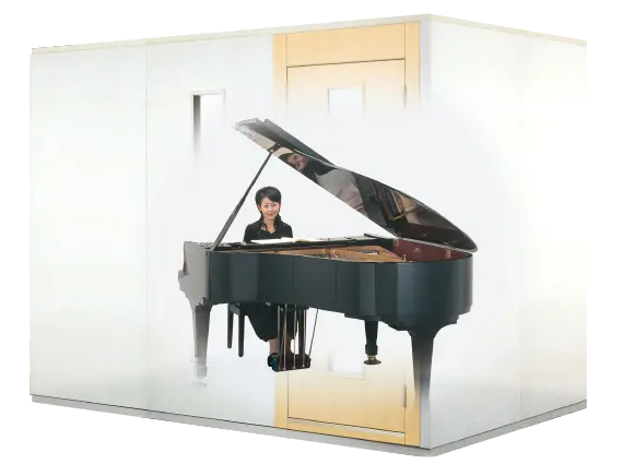 おすすめ用途：アコースティックピアノ、低音の鳴りも強い楽器演奏スタンダードタイプ MHSX18-26(Dr35、3畳、標準高)