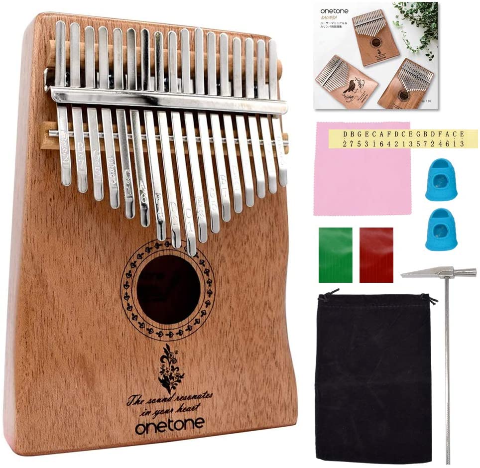 カリンバonetone OTKL-02/MH カリンバ マホガニー材 【ケース/お手入れ品/楽譜集付き】