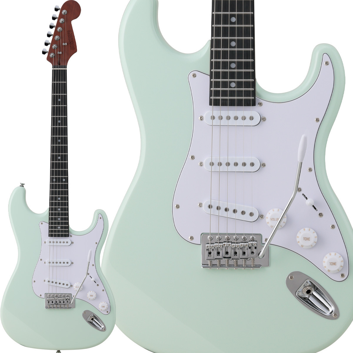 入門用エレキギターBUSKER'S BST-Standard GWT