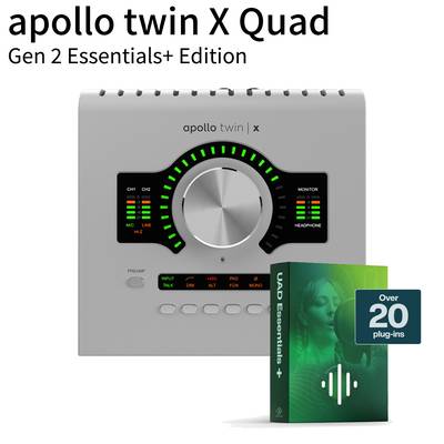 UNIVERSAL AUDIO Apollo Twin X QUAD Gen2 Essentials+ Edition <br />
￥242,000円<br />
