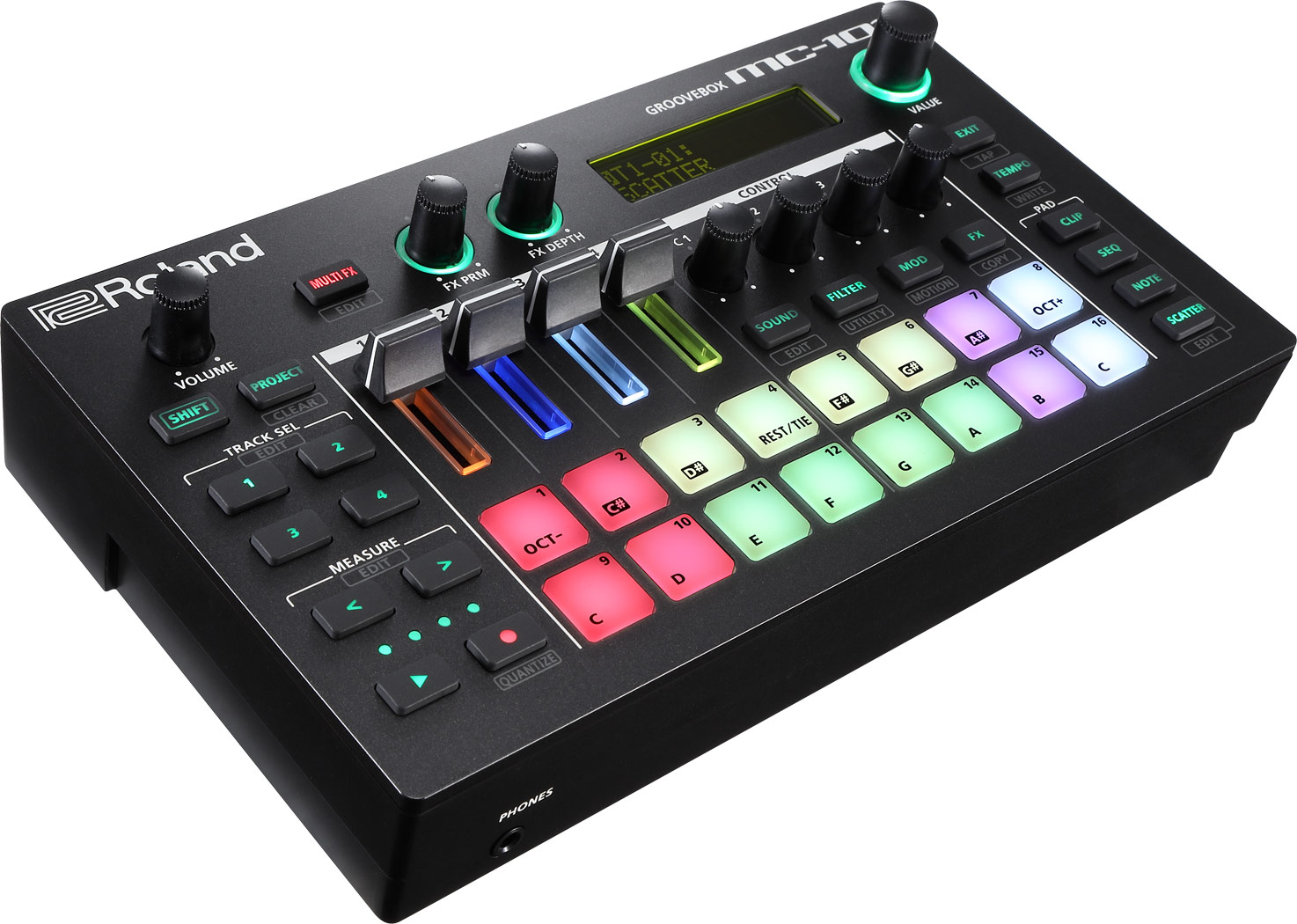 コンパクトで音色も豊富Roland MC-101
