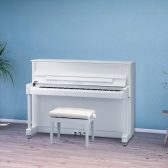【KAWAI】憧れの白いアップライトピアノをお得に手に入れるラストチャンス！！！メーカー在庫残り2台【K-114SX】
