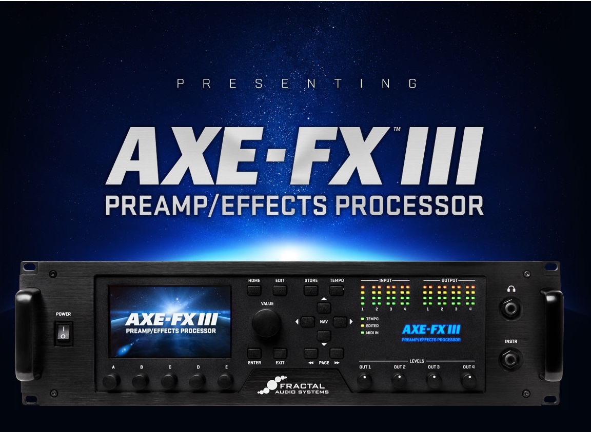 【入荷情報】FRACTAL AUDIO SYSTEMS AXE-FX Ⅲ　