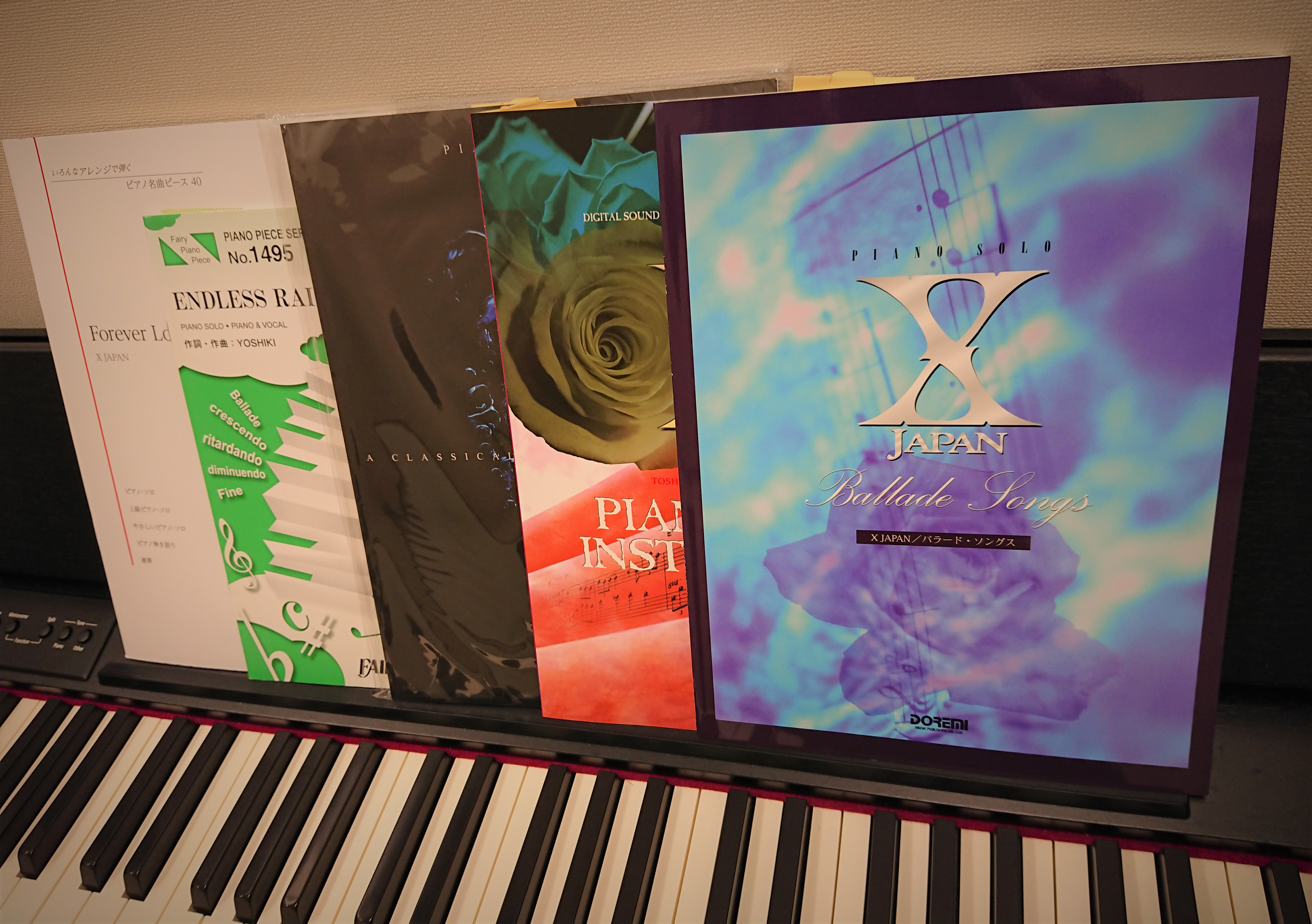 【☆オススメ楽譜☆】X JAPANのピアノ譜ご紹介♪