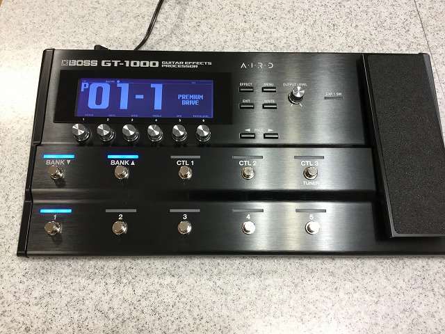 BOSSの新作マルチエフェクター「GT-1000」入荷！【試奏出来ます】