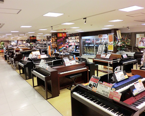 If you want to buy a musical instrument in Japan, come to Shimamura Music Asahikawa