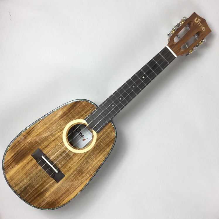 【music ukulele 】エレキ・パイナップル型ウクレレ【UK専門店】