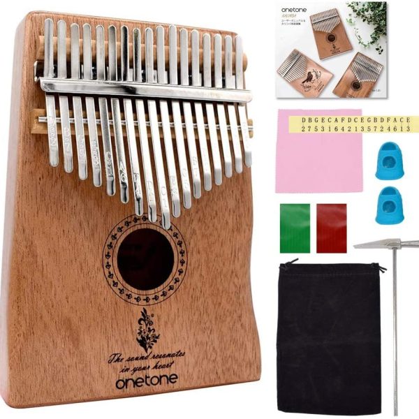 OTKL-02/MH<br />
木材(マホガニー)<br />
￥3,850(税込)<br />
<br />
楽器に使われる定番の木材、マホガニー材で作られたカリンバです。強度が高く、硬質な材のため、しっかりとした低音で温かみのある音色を奏でます。<br />
<br />
