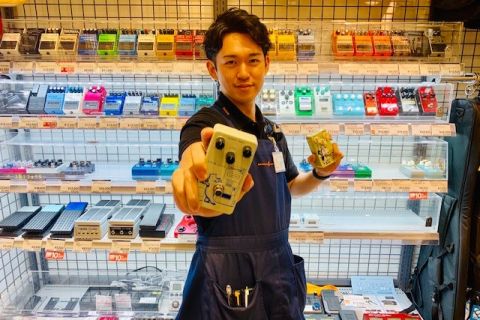 スタッフ写真 エレキギター、エレキベース、アンプ、エフェクター 鎌田