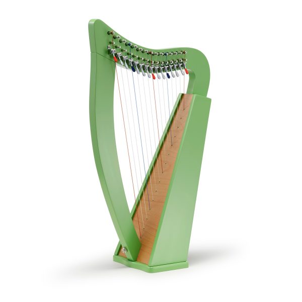 GINZA JUJIYA 15弦レバーハープ<br />
Chris Harp 15St<br />
ライムグリーン<br />
￥52,800(税込)