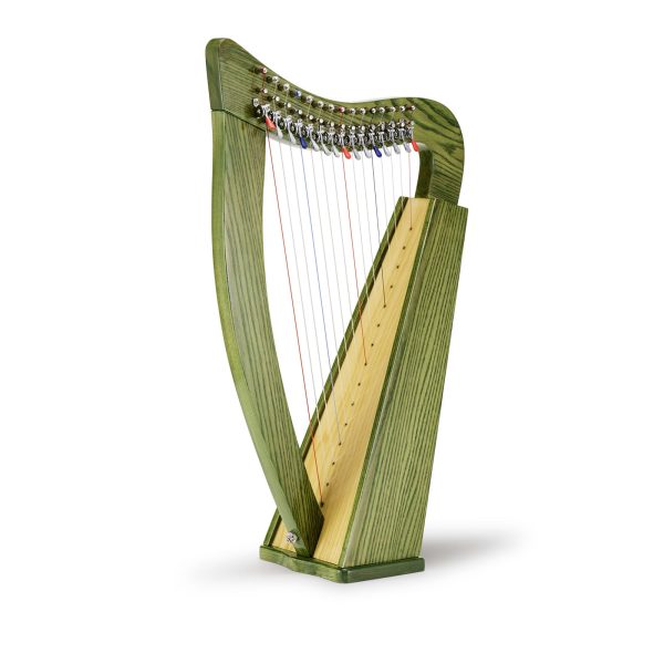 GINZA JUJIYA 15弦レバーハープ<br />
Chris Harp 15St<br />
【新色】ネオグリーン<br />
￥74,800(税込)