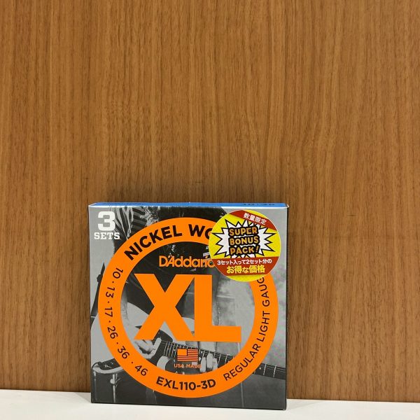 ● ダダリオ EXL120（10-46）<br />
【こんな方におすすめ】<br />
・スタンダードなエレキ弦を使いたい方<br />
・ロック・ポップス・ブルースなど、ジャンルを問わず幅広く演奏する方<br />
・初めて自分で弦交換をする方にもおすすめです<br />
￥2,380(税込)