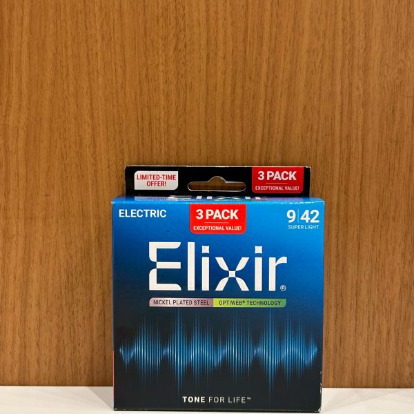 ●エリクサー OPTIWEB スーパーライトゲージ（09-42）<br />
【こんな方におすすめ】 <br />
・チョーキングや速いフレーズを多用するロック／ポップス系プレイヤー<br />
・コーティング弦に興味はあるが、できるだけ普通の弦に近い感触が良い方 <br />
﻿￥5,200(税込)