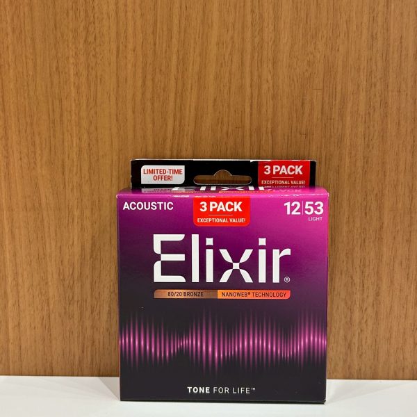 ● エリクサー NANOWEB 80/20 ブロンズ ライト（12-53）<br />
【こんな方におすすめ】 <br />
・明るくキレのあるアコギサウンドで、弾き語りやストロークを楽しみたい<br />
￥6,200(税込)