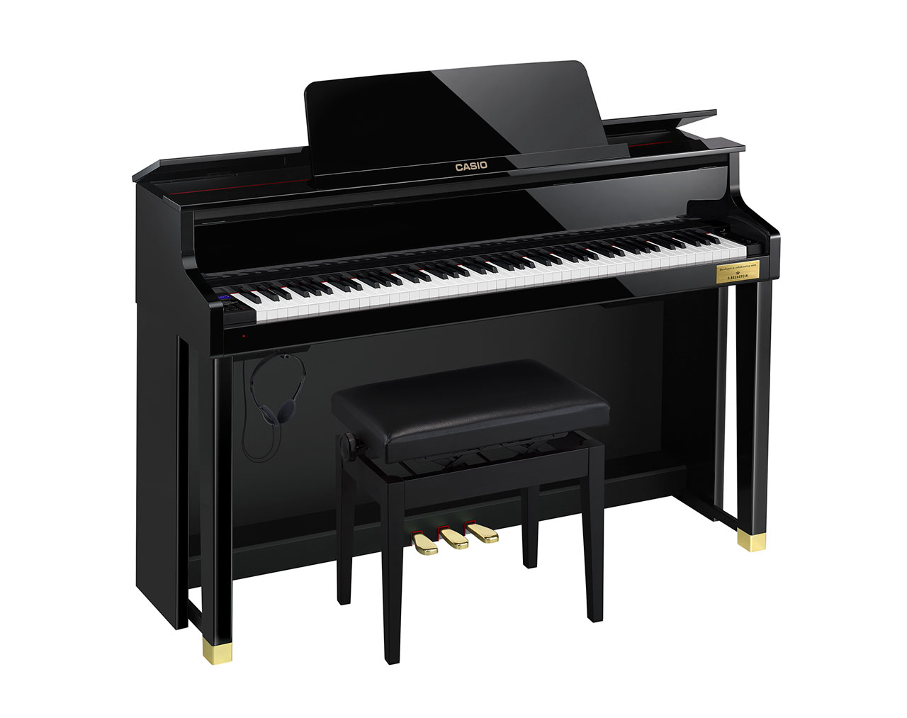 グランドピアノに徹底的にこだわった至極のクオリティ世界有数の歴史あるピアノメーカーであるC.ベヒシュタイン社と共同開発した音や鍵盤を搭載し、シリーズ最上位モデルであるGP-510をベースに楽器専門店としてのノウハウやお客様のご要望にお応えした機能を投入。ピアノ音色の追加や操作パネルの変更、ヘッドホン […]