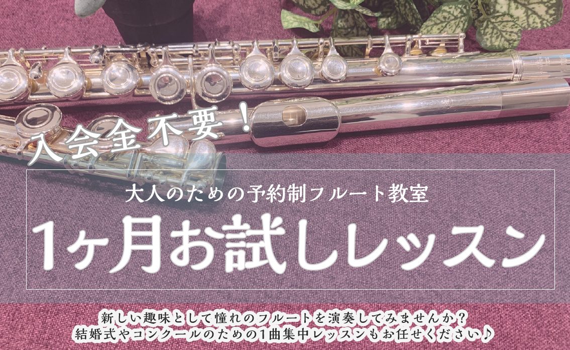 *フルート 1ヶ月お試しレッスン こんにちは。]]フルートインストラクターの[http://www.shimamura.co.jp/chibanewtown/index.php?itemid=141654:title=井手愛菜（いであいな）]です。 皆さまの中には、]]「できることなら楽器を演奏して [&hellip;]